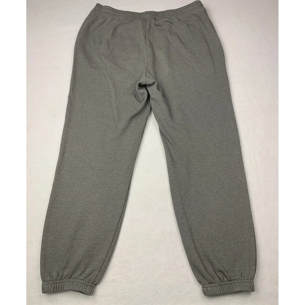 The North Face Sweatpants Mens Large Gray‎ Fleece Joggers Elastic Cuff Pants L